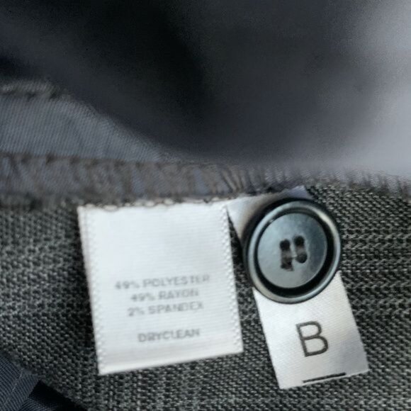 Loft Julie Fit Plaid Pants Women’s Gray Size 0 XS Work Trouser - Picture 6 of 9